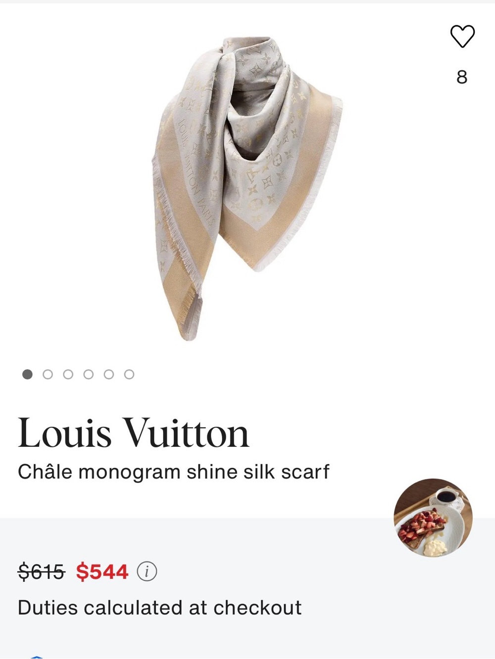 Louis Vuitton Monogram Scarf